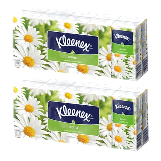Kleenex, Chusteczki higieniczne rumianek, 2x10 szt. Kleenex