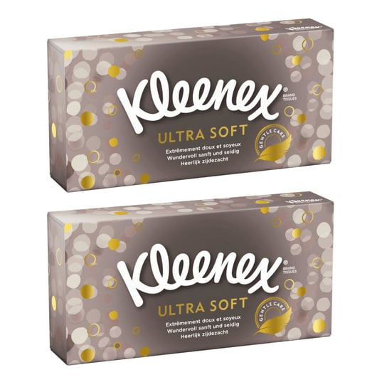 Kleenex, Chusteczki higieniczne Ultra Soft, 2x64 szt. Kleenex