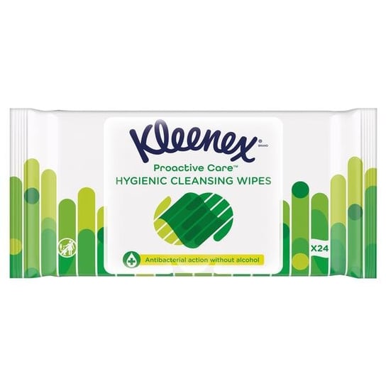 Kleenex, Chusteczki nawilżane antybakteryjne, 24 szt. Kleenex