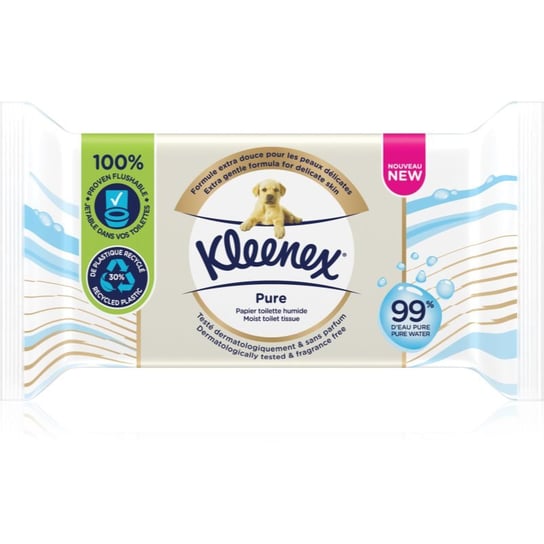 Kleenex Pure nawilżany papier toaletowy 38 szt. Kleenex