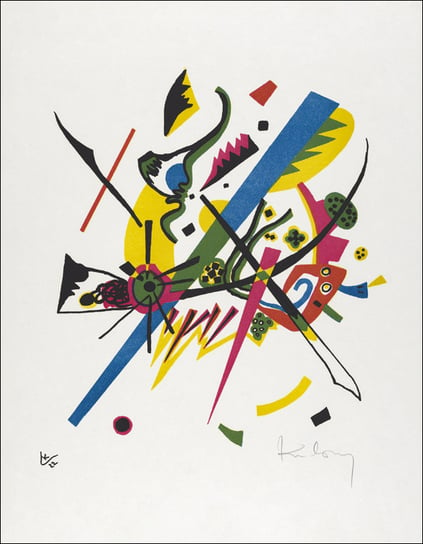 Kleine Welten I, Wassily Kandinsky - plakat 60x80 cm Galeria Plakatu