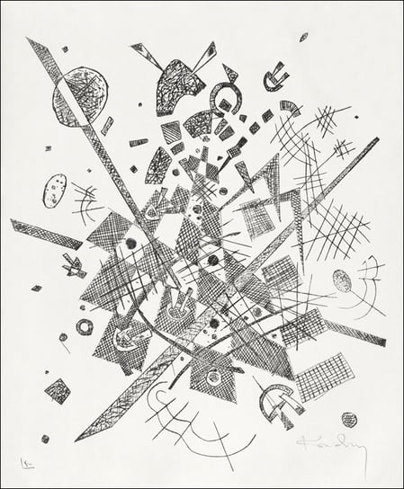 Kleine Welten IX, Wassily Kandinsky - plakat 30x40 cm Galeria Plakatu