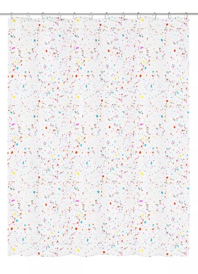 Kleine Wolke Confetti Ekologiczna Zasłona prysznicowa Multicolor 180x200 cm PEVA bezzapachowa Kleine Wolke
