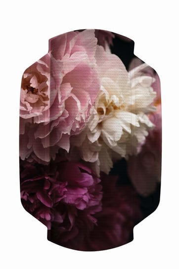 Kleine Wolke Rosemarie Poduszka do wanny bordowy kwiaty 32x 22 cm Kleine Wolke
