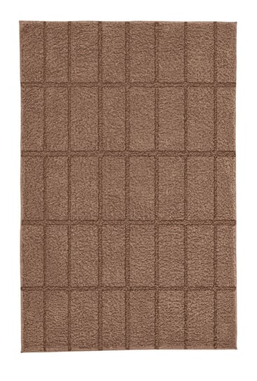 Kleine Wolke Tiles Ekologiczny Dywan kąpielowy brązowy 60x100 cm ECO CARE Kleine Wolke