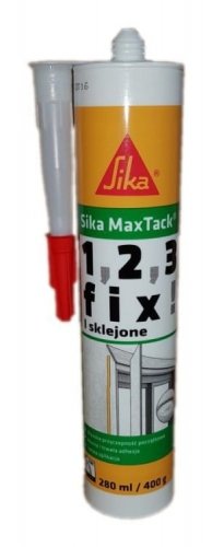 Klej Montażowy O Wysokiej Sile Klejenia Sika Maxtack 400Gr SIKA