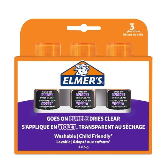 Klej Purple W Sztyfcie Elmer's (3-pack) - 2136613 ELMER'S