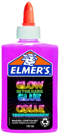 Klej Slime różowy świecący w ciemności 147ml - 2162079 ELMER'S