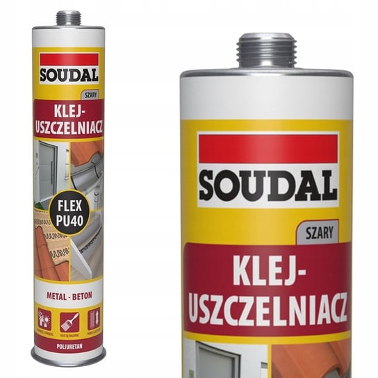 Klej Soudal uszczelniacz poliuretanowy do kanałów odwodnieniowych PU40 0,3L SOUDAL