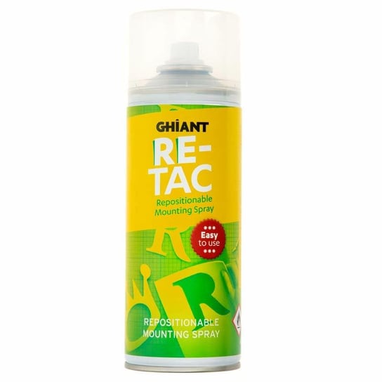Klej W Sprayu Ghiant Re-Tac              Repozycjonowalny Tymczasowy 400Ml Inna marka