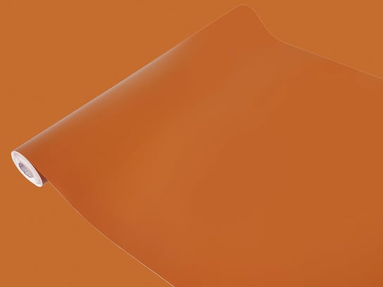 Klejowa Okleina Meblowa Pomarańczowa Matowa Na Meble Regał Szafkę 67X240 DecoMeister