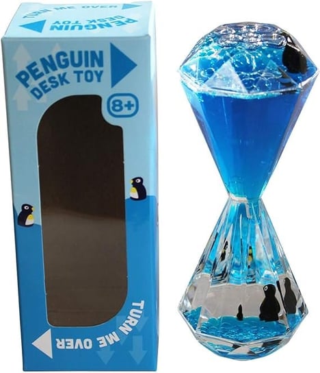 Klepsydra W Kształcie Klejnotu Pingwinki Niebieska Inna marka