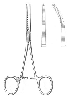 Kleszczyki hemostatyczne typ Kocher 18 cm, Wyrób medyczny Inna marka