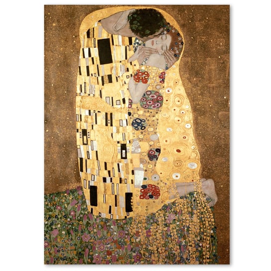 KLIMT Pocałunek, plakat 50x70 cm DEKORAMA