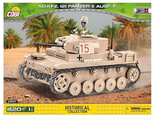 Klocki 420 Elementów Sd.Kfz.121 Panzer Ii Ausf. F - Niemiecki Czołg Lekki COBI