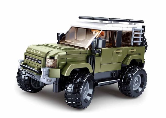 Klocki Auto Wojskowe Jeep Terenowy Land Rover 317El Sluban