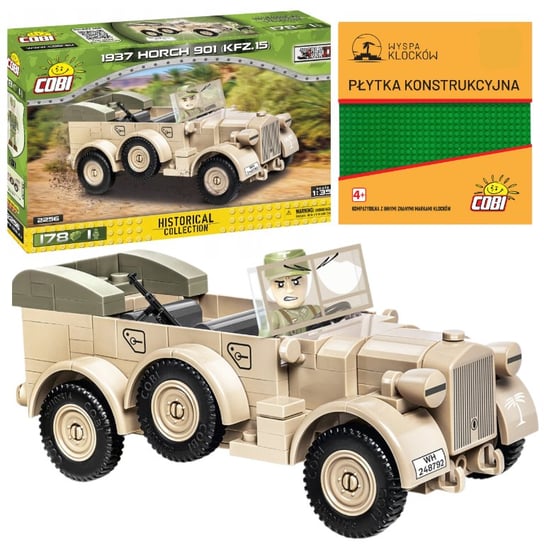 Jeux De Construction Voiture Voiture Allemande Horch 901 Kfz15 1937 COBI 2405 En Briques | Boutique Time For Bricks