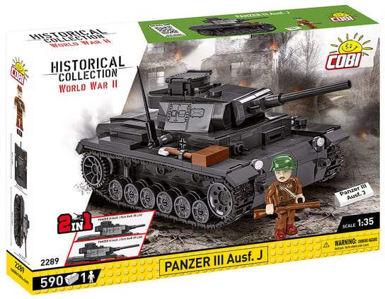 Klocki Cobi 2289 Czołg Panzer Iii Ausf.J Wojskowy 2W1 Inna marka