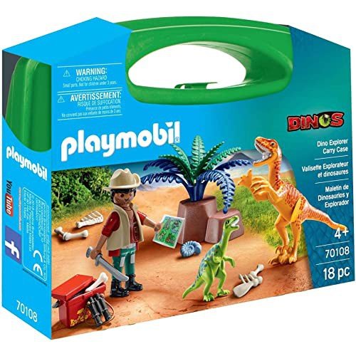 Klocki Dinos 70108 Skrzyneczka Odkrywca dinozaurów Playmobil