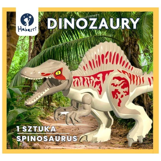 Klocki Dinozaur duży beżowy - Spinosaur HABARRI