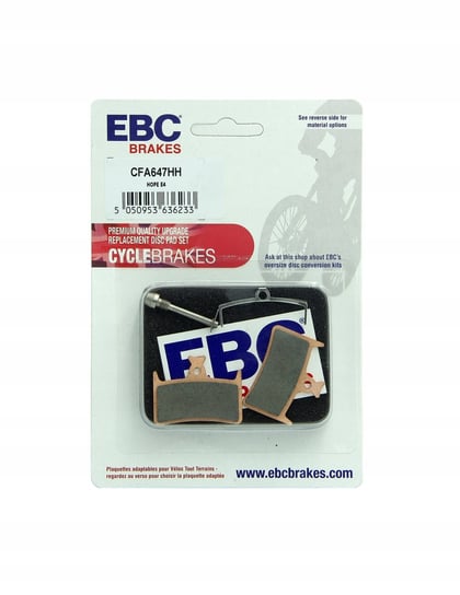 Klocki EBC CFA647HH metaliczne Hope E4 EBC