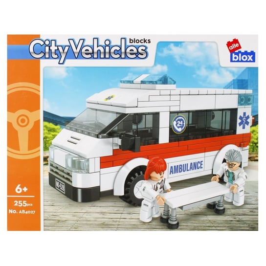 Klocki konstrukcyjne 255 elementów City Ambulans alleBLOX Inna marka