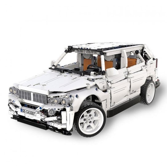 Klocki konstrukcyjne CaDa Duże auto terenowe 45 cm biały samochód Off-Roader G5 SUV Pojazd 2208 elementów CaDa