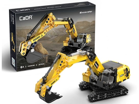 Klocki Konstrukcyjne Koparka 467 Elementów CADA Lean Toys