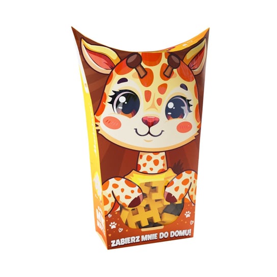 Klocki Konstrukcyjne, Mini Waffle, Marioinex, Pocket Pets Żyrafa, 35 el. Marioinex