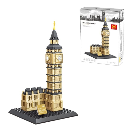 Klocki konstrukcyjne Wange 4211 - Big Ben (Elizabeth Tower), 892 elementy Wange