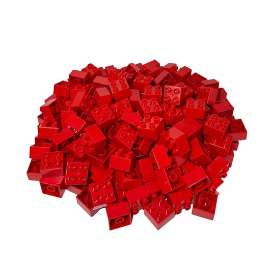 Klocki LEGO® DUPLO® 2x2 Czerwone - 3437 NOWOŚĆ! Ilość 10x LEGO