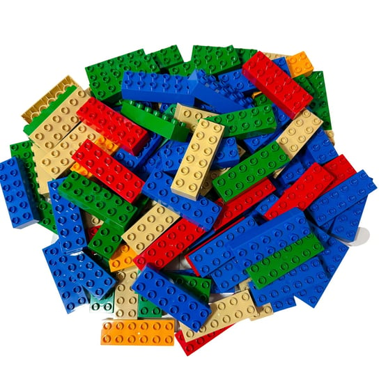 Klocki LEGO® DUPLO® 2x6 w różnych kolorach - 2300 NOWOŚĆ! Ilość 100x LEGO