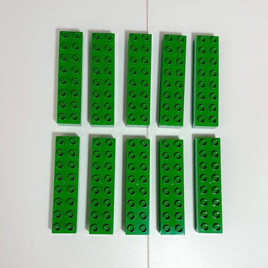 Klocki LEGO® DUPLO® 2x8 Zielony - 4199 NOWOŚĆ! Ilość 10x LEGO