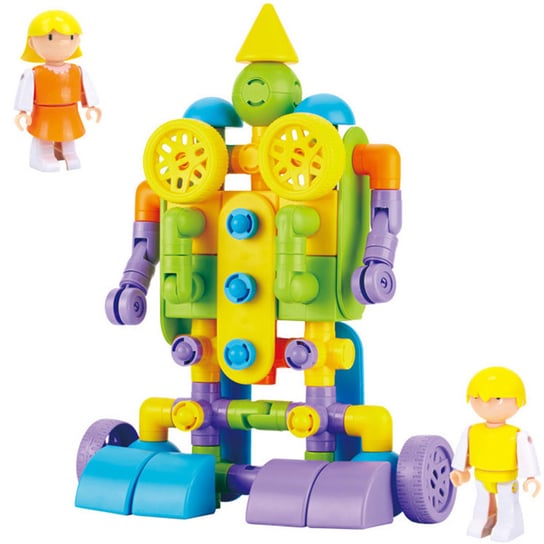 Klocki Magnetyczne 58 Elementów Zabawka Dla Dzieci Trifox