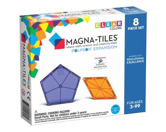klocki magnetyczne Polygons 8 elementów Magna Tiles Magna-Tiles