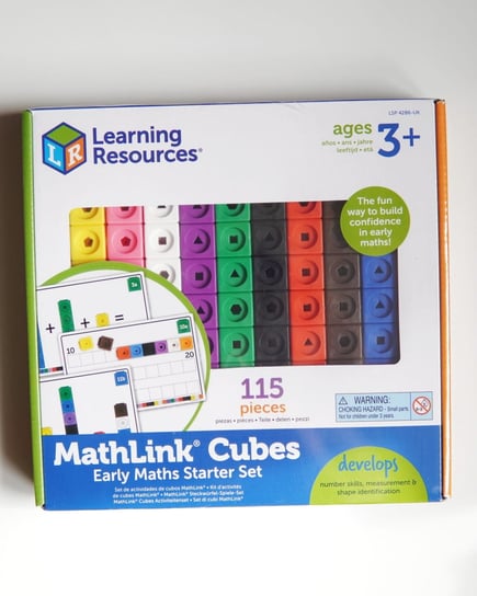 Klocki Matematyczne  Kostki Mathlink® 115 Elementów 3+ Inna marka