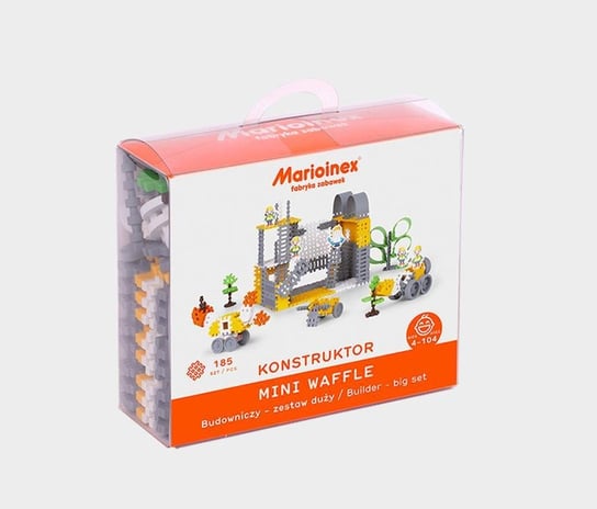 Klocki Mini Waffle Budowniczy Duży blister Marioinex Marioinex