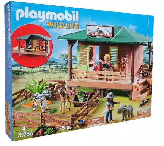 Klocki Playmobil Wild Life 70766 Stacja Zwierzęta Playmobil