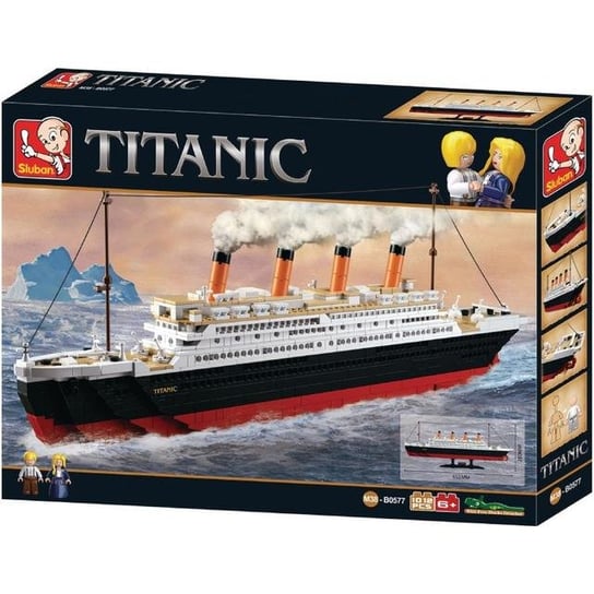 KLOCKI SLUBAN STATEK Titanic duży XXL Sluban