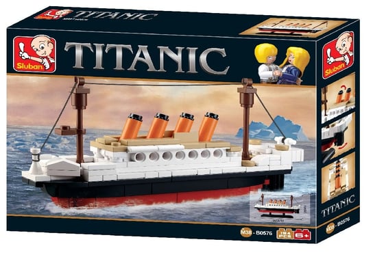 KLOCKI SLUBAN STATEK Titanic mały Sluban