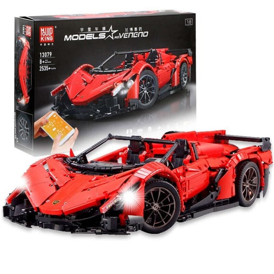 Klocki Technic Sterowane Lamborghini Veneno APLIKACJA Mould King