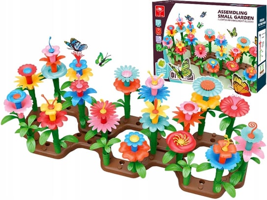 Klocki Układank Kwiaty Ogród Kreatywny Kwiatki 148 Pegaz Toys