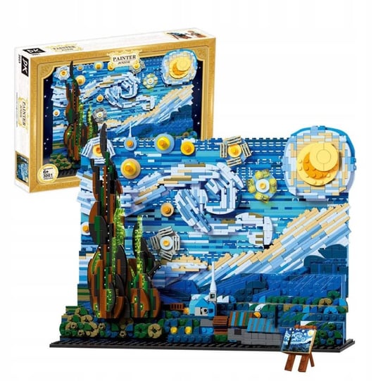 Klocki Van Gogh Starry Night Gwieździsta Noc - 1830 pcs Blocks
