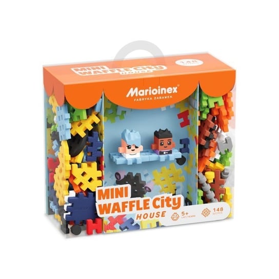 Klocki waffle mini dom 148 elementów WAFFLE Marioinex