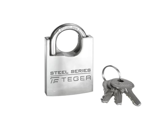Kłódka mosiężna 50mm długa - 3 klucze / TEGER [T-W-NWK003] Teger