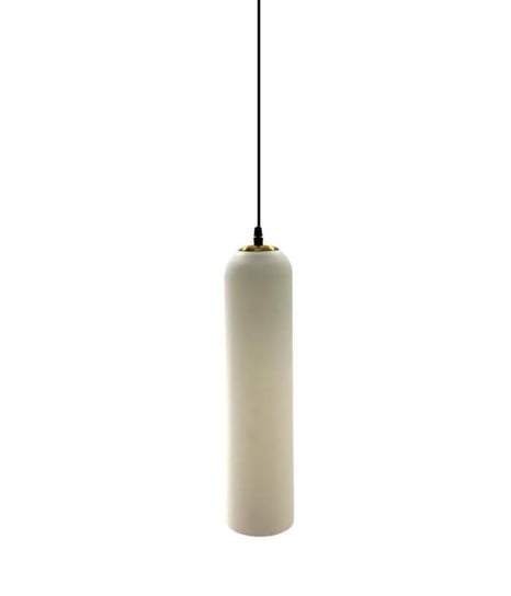 Klok White- nowoczesna lampa wisząca złota biała Iluminar