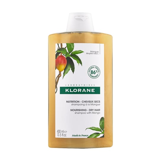 Klorane, Szampon odżywczy do włosów suchych z Mango, 400 ml Klorane