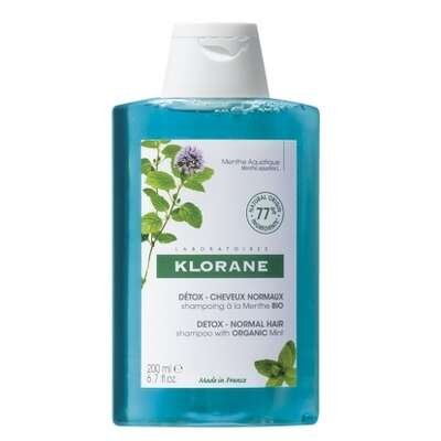 Klorane, szampon z organiczną miętą, włosy normalne, 200 ml Laboratoires Klorane