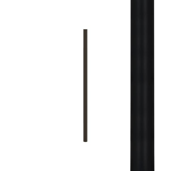 Klosz do lampy wiszącej czarny tuba 75cm Nowodvorski LASER Nowodvorski