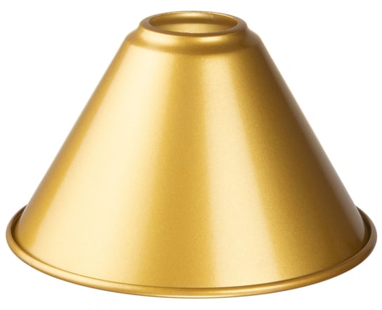 Klosz Metalowy Mały Złoty Stożek Loft E27 Ledigo